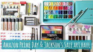 Amazon Prime Day amp Jacksons Sale Art Haul Gansai Tambi Granulating Himi Gouache Daniel Smith etc [upl. by Ainival181]