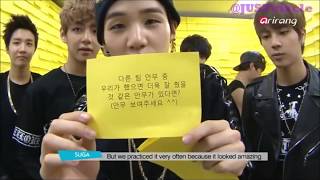 BTS Suga with EXO [upl. by Askwith]