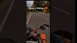 Riding with music is ❤️ love bike speed music alone status dilibadat ytshorts mercydiv [upl. by Anneuq]