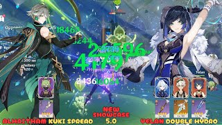 C0 Yelan Double Hydro amp C0 Alhaitham Kuki Spread ABYSS 50 Floor 12  9⭐  Genshin Impact [upl. by Yablon]