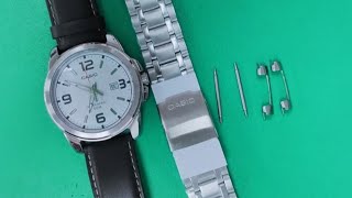 How to set the bracelet on a Casio MTP1314 watch [upl. by Valentino928]