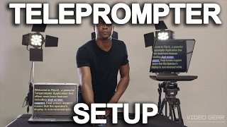 How to Setup a Teleprompter Ep1 Tutorial [upl. by Nylzor]