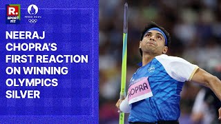 Neeraj Chopra’s First Reaction On Winning Silver For Javelin Throw At Paris Olympics 2024 [upl. by Anesusa]