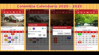 Colombia Calendario 2018 [upl. by Aiceila]