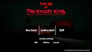 THE HASH SLINGING SLASHER HAS INFILRATED THE KRUSTY KRAB  300 AM at the Krusty Krab [upl. by Eelydnarb]