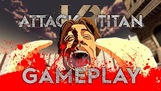 Get EATEN in VR Attack on Titan Unbreakable Quest Gameplay [upl. by Phox]