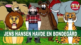 Jens Hansen havde en bondegård og meget mere  Danske børnesange [upl. by Silvio]