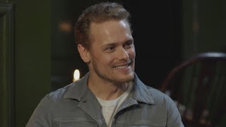 Outlander Star Sam Heughan Spills on Those Steamy Season 4 Scenes Exclusive [upl. by Huberman]