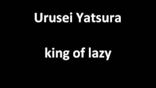 Urusei Yatsura  King of Lazy [upl. by Ylrebmit]