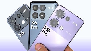 POCO X6 vs POCO X6 Pro vs POCO M6 Pro  Which Should You Buy [upl. by Nicoline]