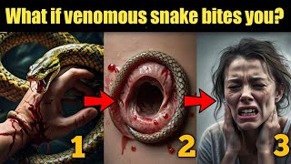 What if youve Bitten by most venomous snake  Snake bite  Dark side [upl. by Nirda]