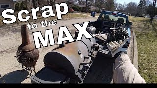 Max Scrap Action  Dumpster Diving Curbside Goodies [upl. by Aridatha]