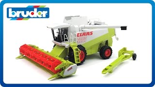 Bruder Toys CLAAS Lexion Combine Harvester 02120 [upl. by Salinas]