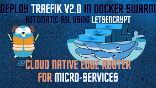 Deploy Traefik v20  Cloud Native Edge Router for microservices in Docker Swarm [upl. by Bertrand]