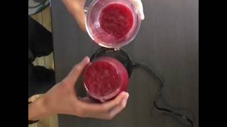 Les Zackardises  Smoothie aux arilles de grenade fraises et framboises [upl. by Armyn]