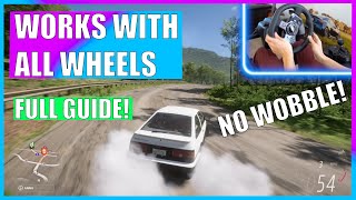 BEST WHEEL SETTINGS FORZA HORIZON 5 UPDATED Indepth Guide 900° Simulation Steering [upl. by Egiaf]