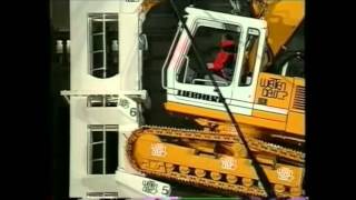 Liebherr Excavator Climbs Vertikal [upl. by Sivolc]