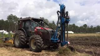 Planteuse de peuplier autonome  Alliance Forêts Bois [upl. by Kaila]