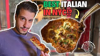 The BEST Italian Restaurant in NYC According to Not Another Cooking Show  Rec Team NYC [upl. by Ettelorahc]