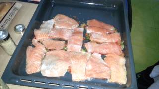 salmon al horno [upl. by Ondrej997]