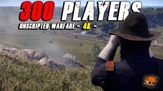 MOST CINEMATIC WAR GAME EVER  War Of Rights Action Packed 300 Man Regiment Line Battle [upl. by Tristas]