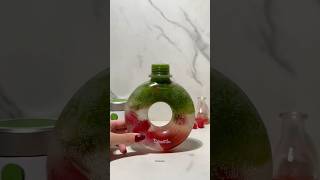 ❤️🍵✨Raspberry Matcha Sparkling Drink  IG estherscafe  matcha estherscafe homemade iceasmr [upl. by Ahsieka]