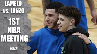 LaMelo Ball vs Lonzo Ball LaMelo gets neartripledouble and the win HIGHLIGHTS  NBA on ESPN [upl. by Akino]