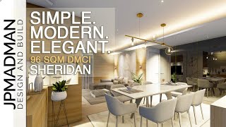 96sqm DMCI Sheridan Towers  Simple Modern amp Elegant Style Interior Design  Condo Tour [upl. by Lema438]