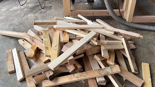 Creative Woodworking Making a Storage Cabinet from Leftover Wood and Pallets [upl. by Nazarius782]