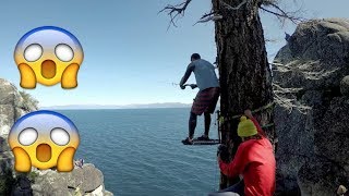 Insane Rope Swing Over Lake Tahoe [upl. by Williamsen566]