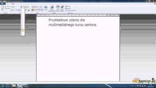 Wordpad  formatowanie tekstu [upl. by Jaqitsch]