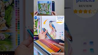 Colored Pencils Review creative unboxing birddrawing [upl. by Ronel]