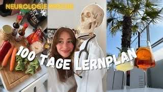 100 Tage Lernplan vlog diaries  Medizin 2 Staatsexamen  üblicher Wahnsinn mit Neuro 🧠 [upl. by Galitea]