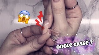 Ongle Cassé  Comment y Remédier Sans Avoir Mal   Crispynails ♡ [upl. by Aruasor]