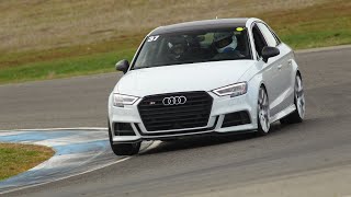 STAGE 2 Audi S3 AutoX First Impressions [upl. by Myrle]