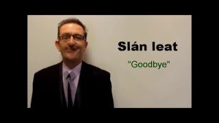 How to say Goodbye in Irish [upl. by Akram]