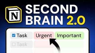 My 2024 Notion Second Brain for Productivity Full Tour [upl. by Bloem]