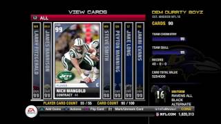 Madden 11 Ultimate Team Cards Update 4 [upl. by Emily]