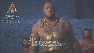 Assassins Creed Odyssey  Fate of Atlantis DLC Cyclops of Kephallonia Rematch [upl. by Elok]