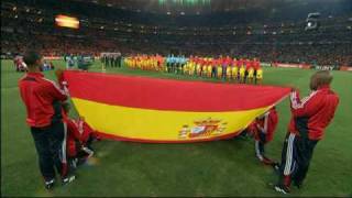 Himno de España en la Final de la Copa del Mundo 2010 de Sudáfrica Estadio Soccer City [upl. by Daniella836]