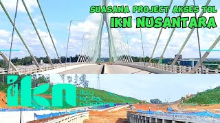 IKN HARI INI‼️PREMIEREProject Pengaspalan Jaringan tol IKN Segmen 3B Hingga Jembatan Pulau Balang [upl. by Ryun]