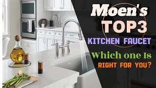 Moens Top 3 Kitchen Faucets in 2024 Brantford Align and Arbor  Which One is Right for You [upl. by Atineb]