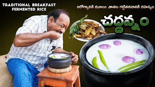 చద్దన్నం  చేపల వేపుడు  Over night Fermented Rice  PROBIOTIC FOOD [upl. by Tima907]