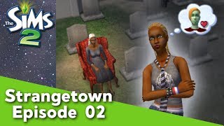 OLIVE SPECTER  The Sims 2 Lets Play Strangetown  Ep2  Intros [upl. by Alejna]