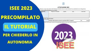 ISEE 2023  IL TUTORIAL per chiederlo in autonomia [upl. by Lanuk]