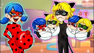 👑 What Really Happened To Family Cat Noir👑🌺 LadyBug Life Story 🌺 MLB Animation [upl. by Ellenej]