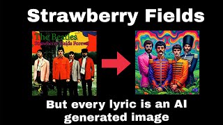 Strawberry Fields Forever But Every Lyric Is An AI Generated Image [upl. by Eiryt]