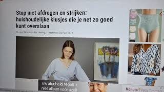 Strijken en afdrogen is nergens voor nodig [upl. by Erdnassak]