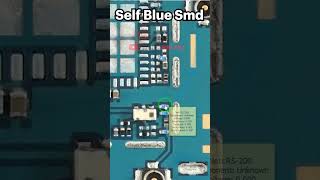 Bluecolored inductors on a mobile phones smartphone mobileengineer تعمیراتموبایل [upl. by Lita]