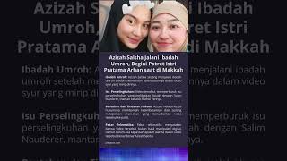 Azizah Salsha Jalani Ibadah Umroh Begini Potret Istri Pratama Arhan saat di Makkah [upl. by Gawain]